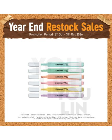 STABILO Swing Cool Highlighter - Pastel Color