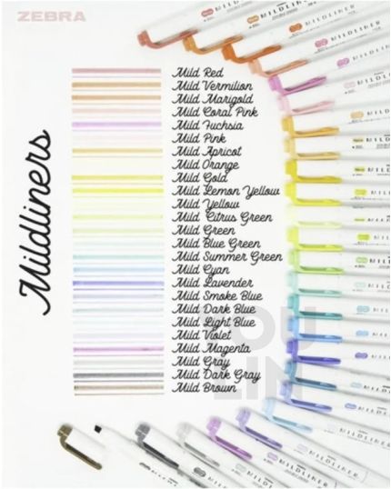 Zebra WKT7 Mildliner Highlighter