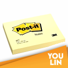 3M 657 (3'' x 4'') Yellow Post It Notes / Sticky Notes