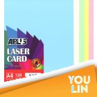 APLUS A4 120gm Laser Card 20'S - Light Mix