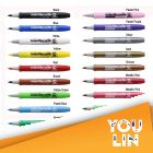 Artline EDFM-F Decorite Brush Pen - Metallic Green