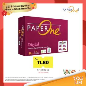 PaperOne A4 80gsm Digital - Carbon Neutral P1D 500's/ream