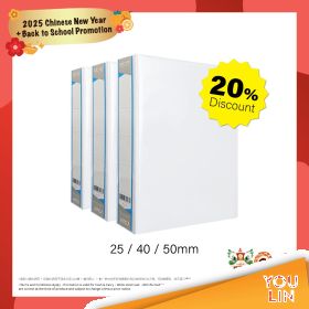 ACE PVC 25mm A4 2D Ring File