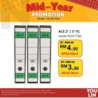 ACE 3''(75mm) FC Lever Arch File