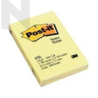3M 656 (2'' x 3'') Yellow Post It Notes / Sticky Notes