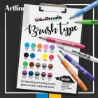 Artline EDFM-F Decorite Brush Pen