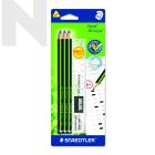 STAEDTLER 118 SBK-4 2B Triangular Exam Set - Green