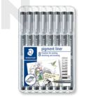 STAEDTLER 308 SB8 Pigment Liner Set of 8's