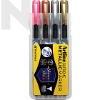 Artline EPF-790/4PW1 Permanent Metallic Marker Pen 1.0mm 4 Colour