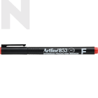 Artline 853 Ohp Permanent Marker Pen 0.5mm - Red