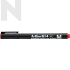 Artline 854 Ohp Permanent Marker Pen 1.0mm - Red