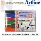 Artline 509A Whiteboard Marker Pen 2.0-5.0mm 6 Colour