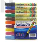 Artline 70 Permanent Marker Pen 1.5mm 10 Colour