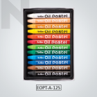 Artline Triangular Oil Pastel 12 Colour