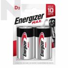 Energizer E95BP2 D Battery 2pc Card