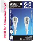 Astar CT-1065-1 Correction Tape Refill 6M X 5MM X2PCS
