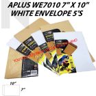 APLUS WE7010 7" X 10" White Envelope 5'S