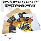 APLUS WE1015 10" X 15" White Envelope 5'S