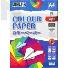 APLUS CP4801 A4 80gm Mix Light Colour Paper 100'S Ast