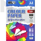 APLUS CP4701 A4 80gm Mix Light Colour Paper 50'S Asst