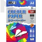 APLUS CP4601 A4 80gm Mix Light Colour Paper 30'S Asst