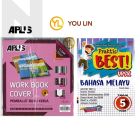 APLUS BC260-C Work Book Cover - Clear 10'S