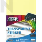 APLUS A4 Transparent Sticker 100'S
