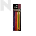 APLUS Round Wood Stick 15cm 15pcs - Colour