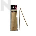 APLUS Round Wood Stick 17.5cm 12pcs - Plain