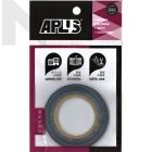 APLUS 3MM X 33Y Whiteboard Line Tape - Black