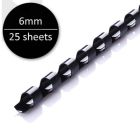 APLUS 6MM Binding Comb - Black 100'S