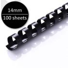 APLUS 14mm Binding Comb - Black 100'S