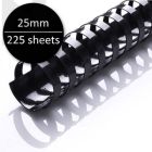 APLUS 25mm Binding Comb - Black 50'S