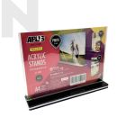 APLUS AS-5025 A4 Horizontal Acrylic Card Stand / Brochure Stand