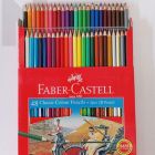 Faber Castell 115887 48L Classic Colour Pencil+2PC Tri-Grip 2B