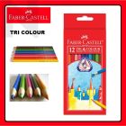 Faber Castell 115903 12L Tri-Colour Pencil