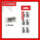 STABILO 11836 Student Pvc Eraser (PACK OF 6)