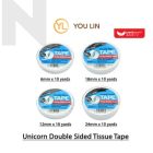 Unicorn Double Sided Tape 6mm x 10y (2 In 1)