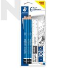 STAEDTLER 130462BBK610 Norica 2B Pencil Set + Era + Spr