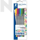 STAEDTLER 334 SBK6-3 Triplus Fineliner Set of 6 Colors (Oceana)