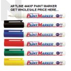 Artline 444XF Paint Marker Pen 0.8mm