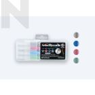 Artline EDF-3/4PSH3 Decorite Marker Flat Pen 3.0mm 4 Colour (Metallic)