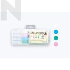 Artline EDF-F/4PSH1 Decorite Brush Pen 4 Pastel Colour