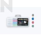 Artline EDF-F/4PSH3 Decorite Brush Pen 4 Metallic Colour