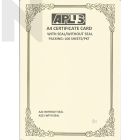 APLUS A4 160GM CERTIFICATE CARD 100'S/PKT - A21