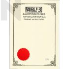 APLUS A4 160gm Certificate Card V/Seal - AS09