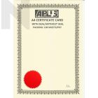 APLUS A4 160gm Certificate Card V/Seal - AS36