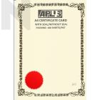 APLUS A4 160gm Certificate Card V/Seal - AS77