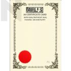APLUS A4 160gm Certificate Card V/Seal - AS83
