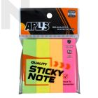 APLUS Sticky Note (4Colour) - 19MM X 76MM 